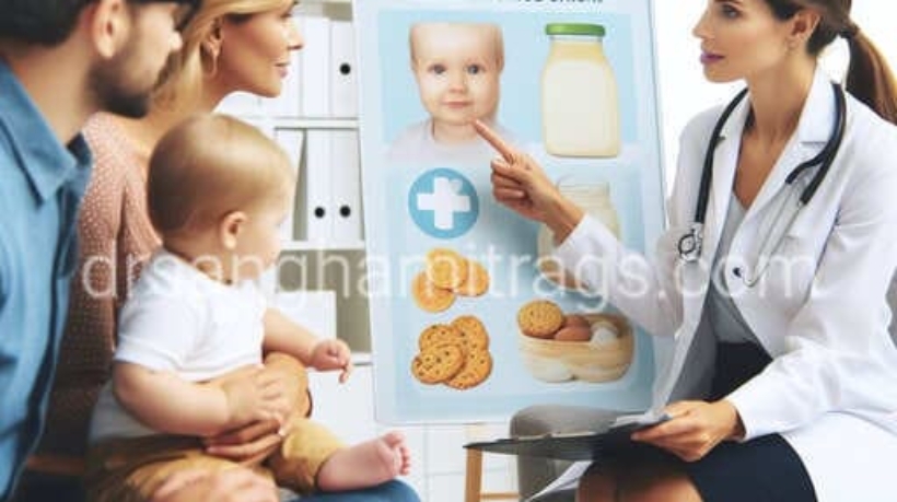 Young child showing discomfort after drinking milk, symbolizing lactose intolerance in children